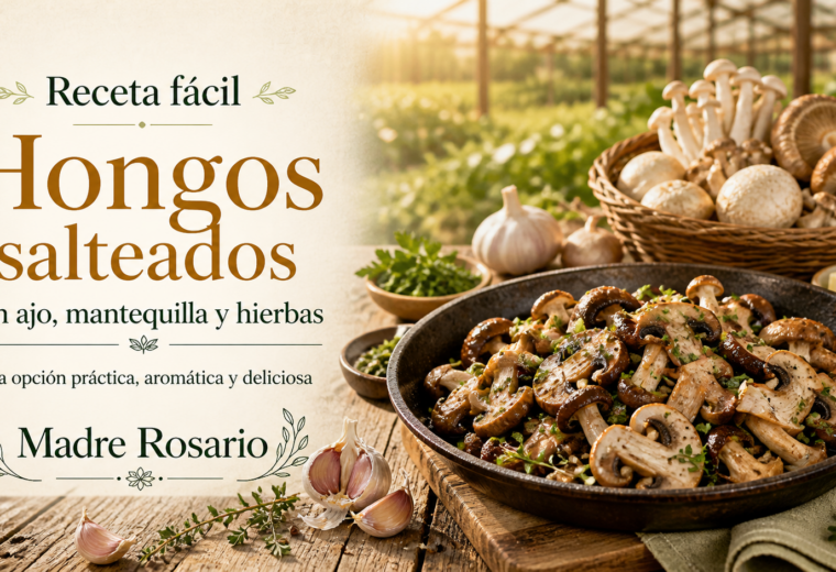 Receta fácil: hongos salteados con ajo, mantequilla y hierbas